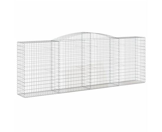 Coșuri gabion arcuite 2 buc, 400x50x140/160 cm, fier galvanizat, 3 image