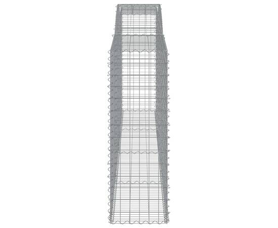 Coșuri gabion arcuite 2 buc, 400x50x140/160 cm, fier galvanizat, 5 image