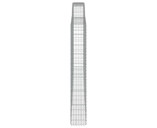 Coșuri gabion arcuite 4 buc. 400x30x200/220 cm fier galvanizat, 5 image