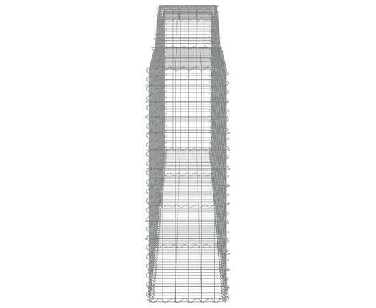 Coșuri gabion arcuite 4 buc, 400x50x140/160 cm, fier galvanizat, 5 image