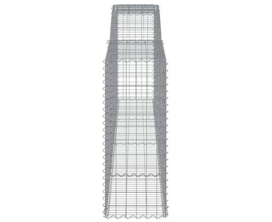 Coșuri gabion arcuite 5 buc, 400x50x120/140 cm, fier galvanizat, 5 image