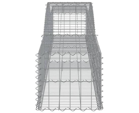 Coșuri gabion arcuite 6 buc, 400x50x40/60 cm, fier galvanizat, 5 image