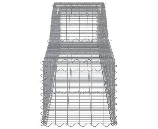 Coșuri gabion arcuite 7 buc, 400x50x40/60 cm, fier galvanizat, 5 image