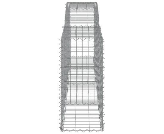 Coșuri gabion arcuite 9 buc, 400x50x100/120 cm fier galvanizat, 5 image