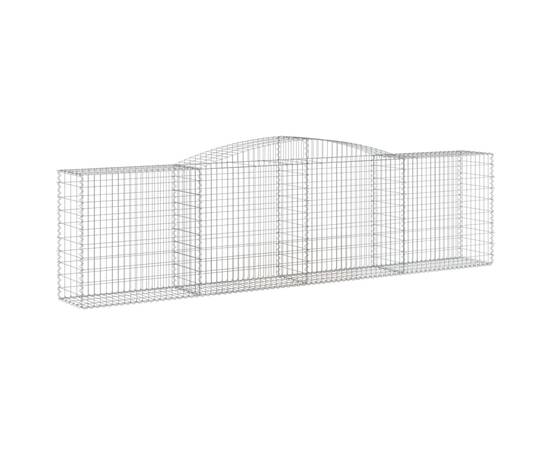 Coșuri gabion arcuite 9 buc, 400x50x100/120 cm fier galvanizat, 3 image