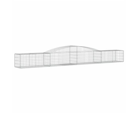 Coșuri gabion arcuite 9 buc, 400x50x40/60 cm, fier galvanizat, 3 image