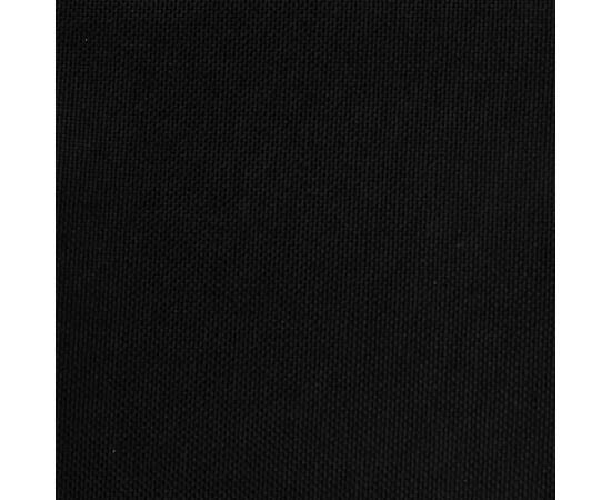 Scaun de relaxare cu taburet, negru, textil, 9 image