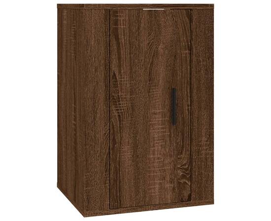 Set dulapuri tv, 2 piese, stejar maro, lemn prelucrat, 5 image