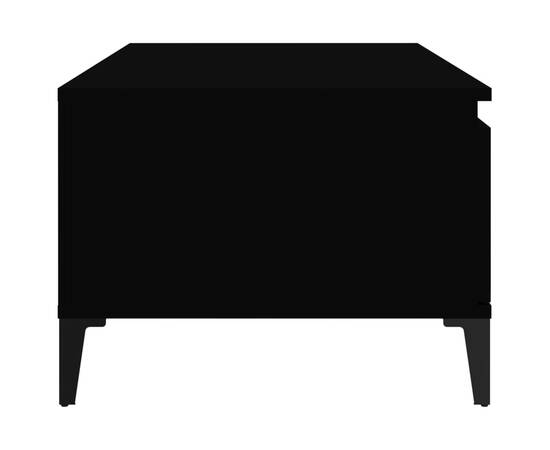 Măsuță de cafea, negru, 90x50x36,5 cm, lemn compozit, 8 image