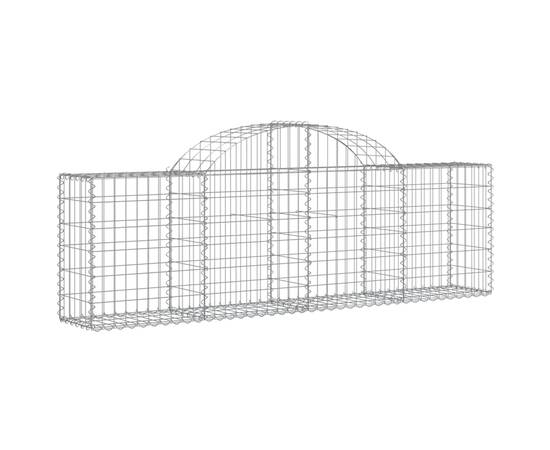 Coșuri gabion arcuite 11 buc, 200x30x60/80 cm, fier galvanizat, 3 image