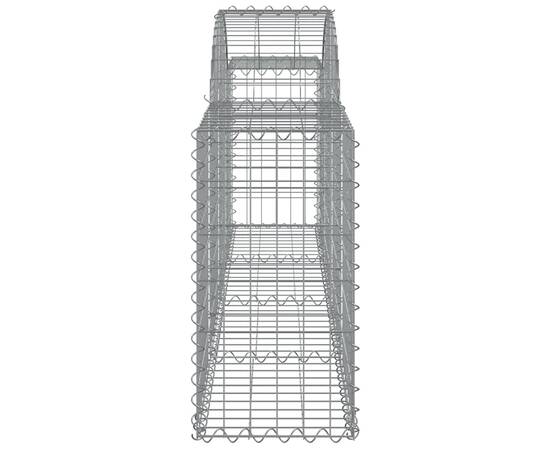 Coșuri gabion arcuite 11 buc, 200x30x60/80 cm, fier galvanizat, 5 image