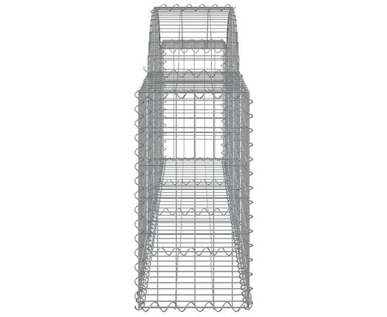 Coșuri gabion arcuite 15 buc, 200x30x60/80 cm, fier galvanizat, 5 image