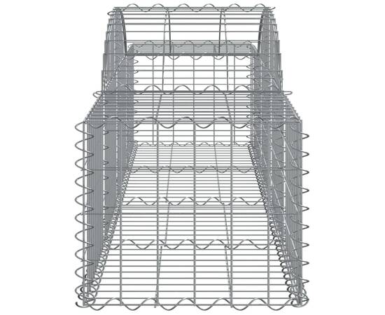 Coșuri gabion arcuite 15 buc, 200x50x40/60 cm, fier galvanizat, 5 image