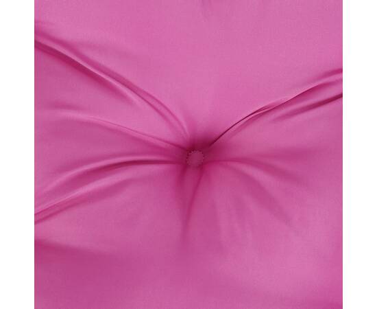 Pernă pentru bancă, roz, 100x50x7 cm, textil, 6 image