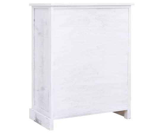 Dulap cu sertare, alb, 60x30x75 cm, lemn, 6 image