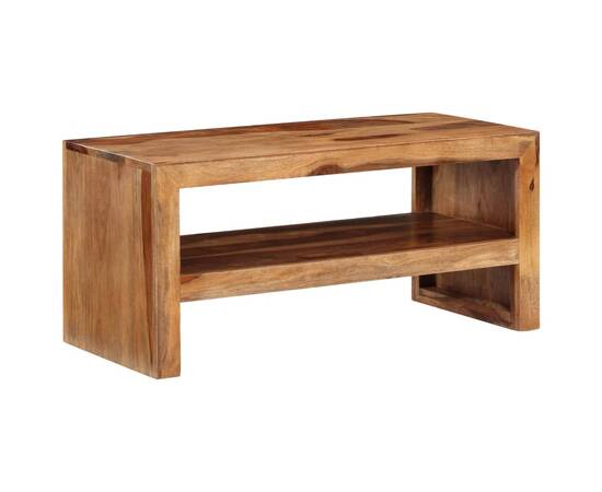 Masă laterală comodă tv, lemn masiv de sheesham, 9 image