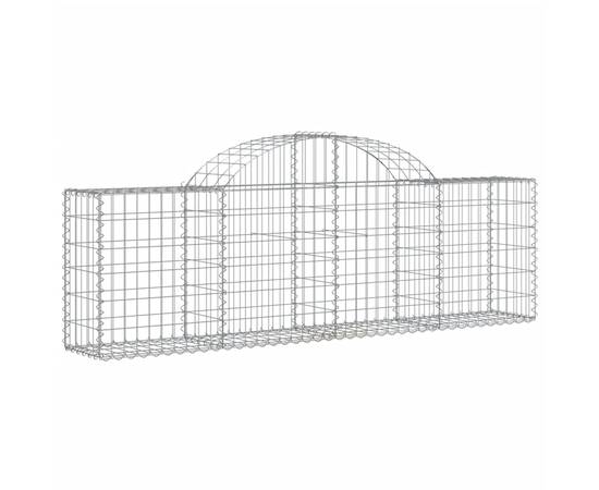 Coșuri gabion arcuite 12 buc, 200x30x60/80 cm, fier galvanizat, 3 image