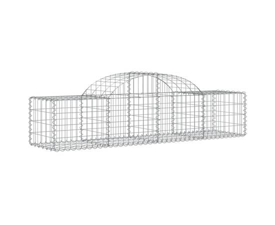 Coșuri gabion arcuite 13 buc, 200x50x40/60 cm, fier galvanizat, 3 image