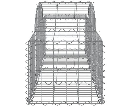 Coșuri gabion arcuite 20 buc, 200x50x40/60 cm, fier galvanizat, 5 image