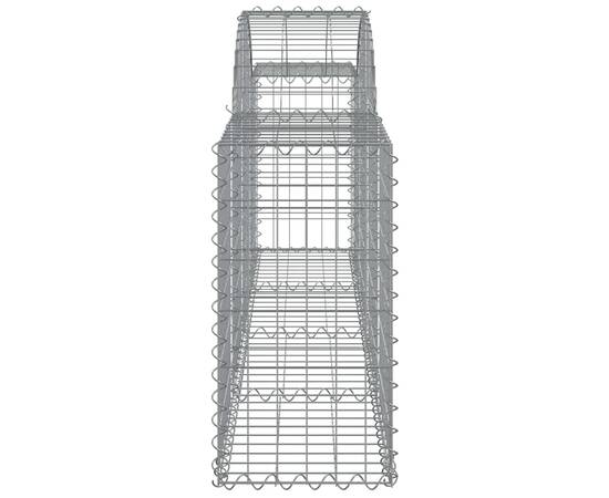 Coșuri gabion arcuite 3 buc, 200x30x60/80 cm, fier galvanizat, 5 image