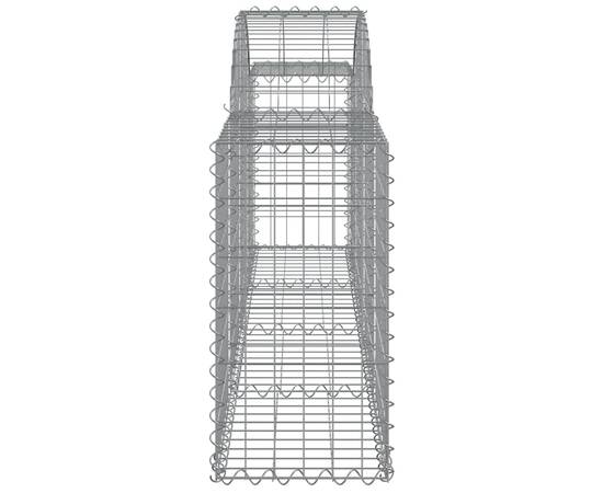 Coșuri gabion arcuite 5 buc, 200x30x60/80 cm, fier galvanizat, 5 image