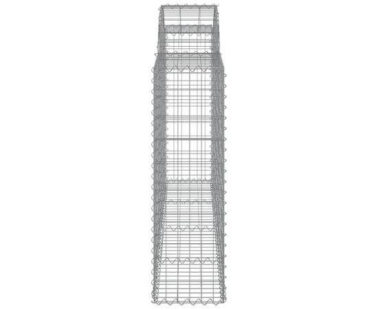 Coșuri gabion arcuite 9 buc, 200x30x100/120 cm fier galvanizat, 5 image