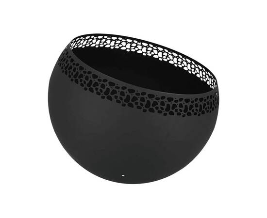Esschert design bol pentru foc, negru, cu pete, 2 image