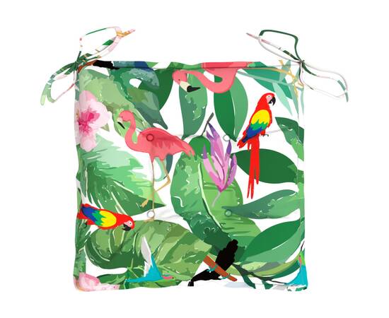 Perne de scaun, 4 buc., multicolor, 50x50x7 cm, textil, 4 image