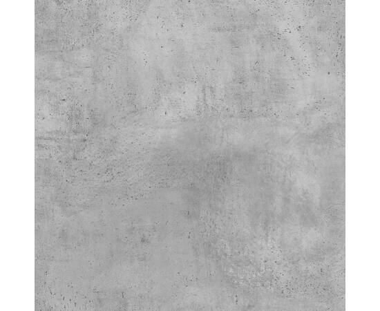 Noptiere, 2 buc., gri beton, 40x35x70 cm, lemn prelucrat, 9 image