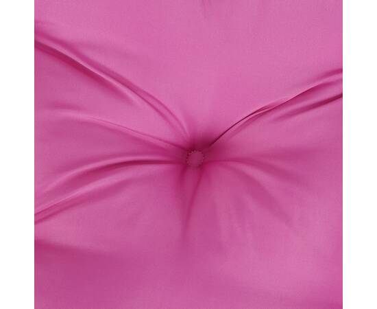 Perne de scaun, 2 buc., roz, 50x50x7 cm, textil, 8 image