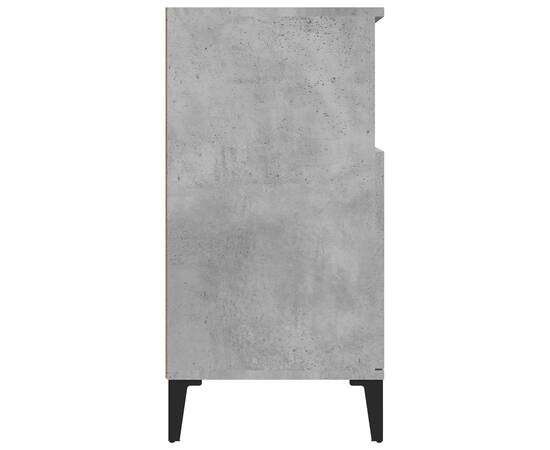 Servantă, gri beton, 60x35x70 cm, lemn prelucrat, 7 image