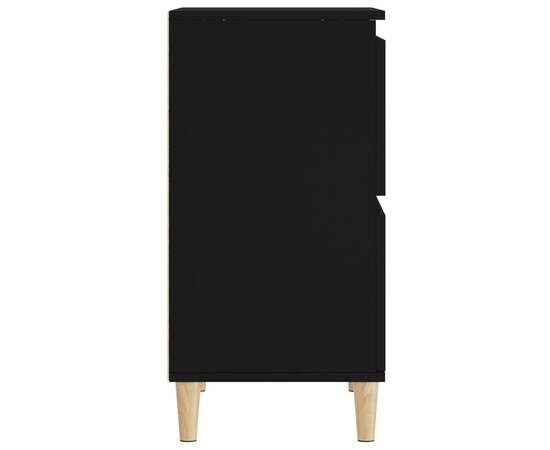Servantă, negru, 60x35x70 cm, lemn prelucrat, 7 image