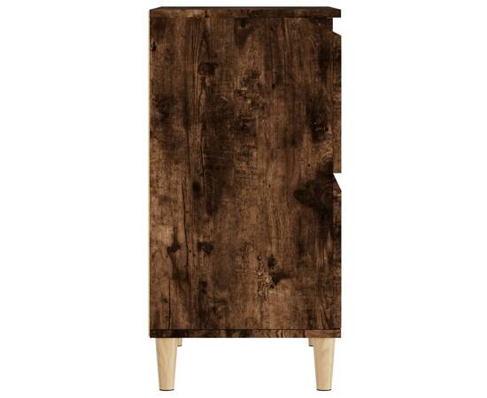 Servantă, stejar fumuriu, 60x30x75 cm, lemn compozit, 7 image