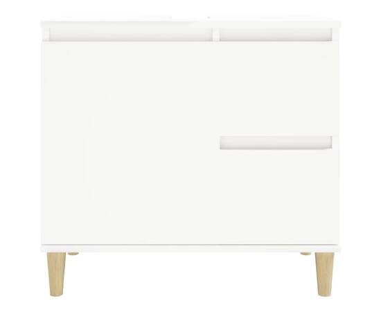 Dulap de baie, alb, 65x33x60 cm, lemn prelucrat, 7 image