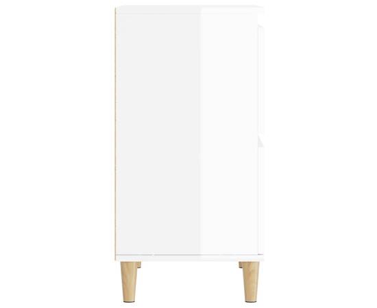 Servantă, alb extralucios, 60x35x70 cm, lemn prelucrat, 7 image