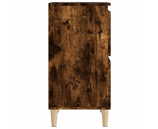 Servante, 2 buc, stejar afumat, 60x30x75 cm, lemn prelucrat, 9 image