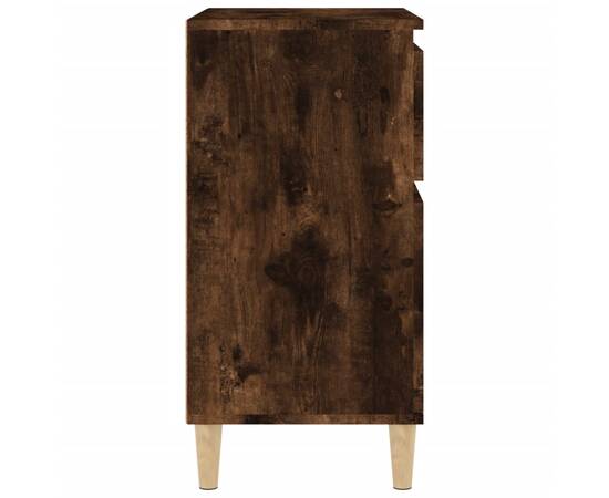 Servantă, stejar fumuriu, 60x30x75 cm, lemn compozit, 8 image