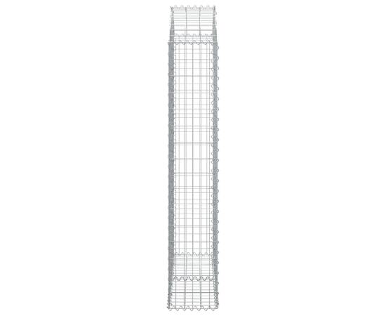 Coș gabion arcuit, 100x30x160/180 cm, fier galvanizat, 4 image