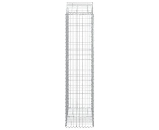 Coș gabion arcuit, 100x50x200/220 cm, fier galvanizat, 4 image