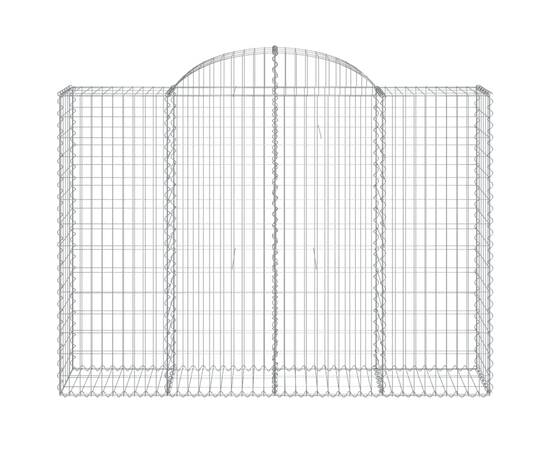 Coș gabion arcuit, 200x50x140/160 cm, fier galvanizat, 3 image