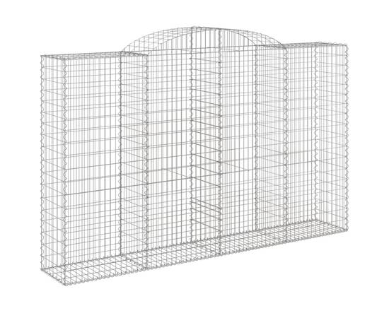 Coș gabion arcuit, 300x50x180/200 cm, fier galvanizat, 2 image