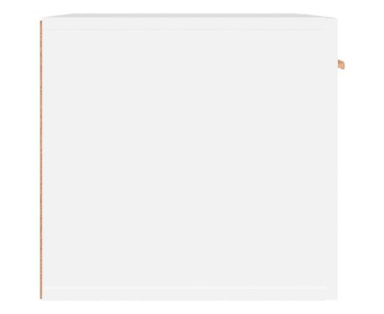 Dulap de perete, alb extralucios, 60x36,5x35 cm, lemn compozit, 6 image