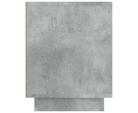 Comodă tv, gri beton, 80x35x45 cm, lemn prelucrat, 8 image