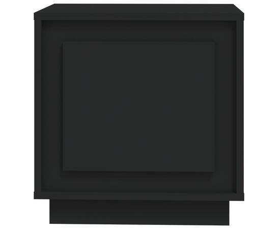 Noptieră, negru, 44x35x45 cm, lemn prelucrat, 7 image