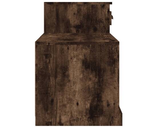 Pantofar, stejar fumuriu, 100x42x60 cm, lemn prelucrat, 7 image