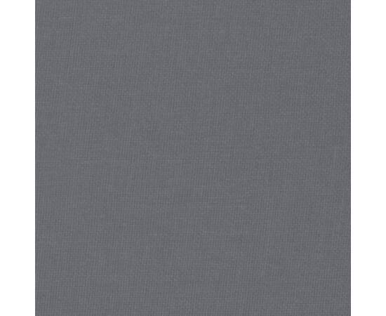 Taburet, gri închis, 51x41x40 cm, material textil, 9 image