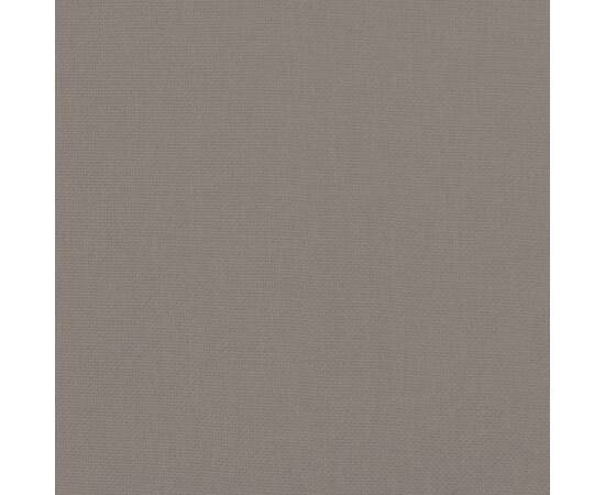 Taburet, gri taupe, 51 x 41 x 40 cm, material textil, 9 image