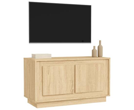 Dulap tv, stejar sonoma, 80x35x45 cm, lemn prelucrat, 4 image