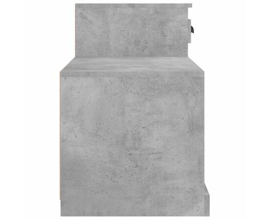 Pantofar, gri beton, 100x42x60 cm, lemn prelucrat, 7 image