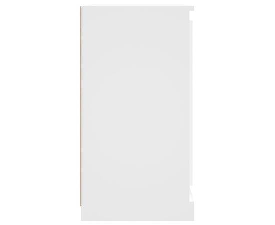 Servantă, alb, 70x35,5x67,5 cm, lemn prelucrat, 8 image